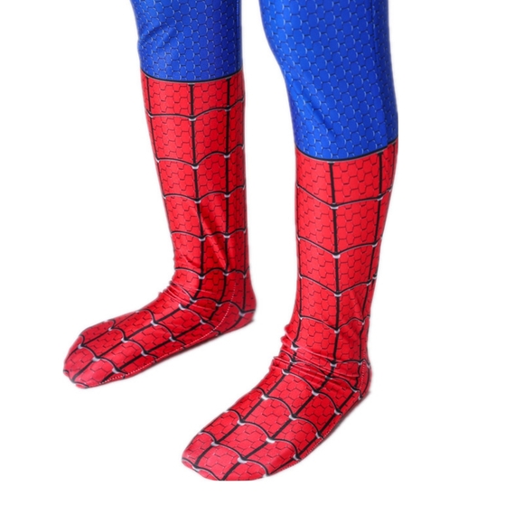 Size 5-6 Kids Classic Spiderman Boys Halloween Costume 5 - 6 years old Onesie - Picture 4 of 7